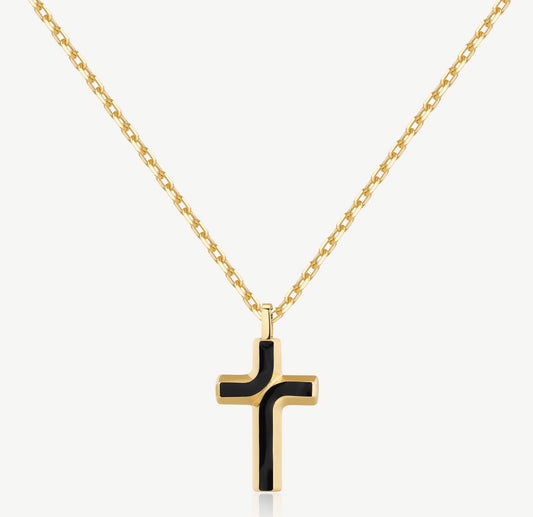 Collana Brosway uomo croce BACKLINER
