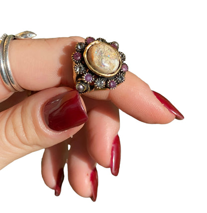 Anello Alcozer donna Opale