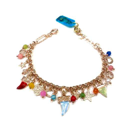 Bracciale Sacramore charms multicolor