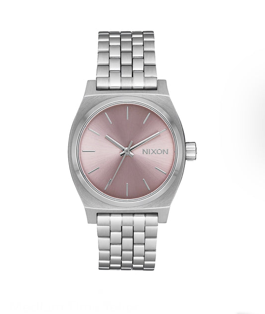 Orologio Nixon medium Time teller silver/pale lavander