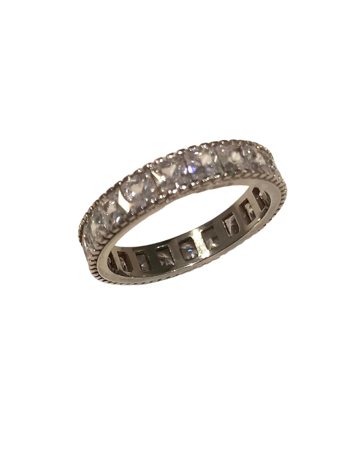 Anello Rocce Collection Fascia Zirconi Crystal
