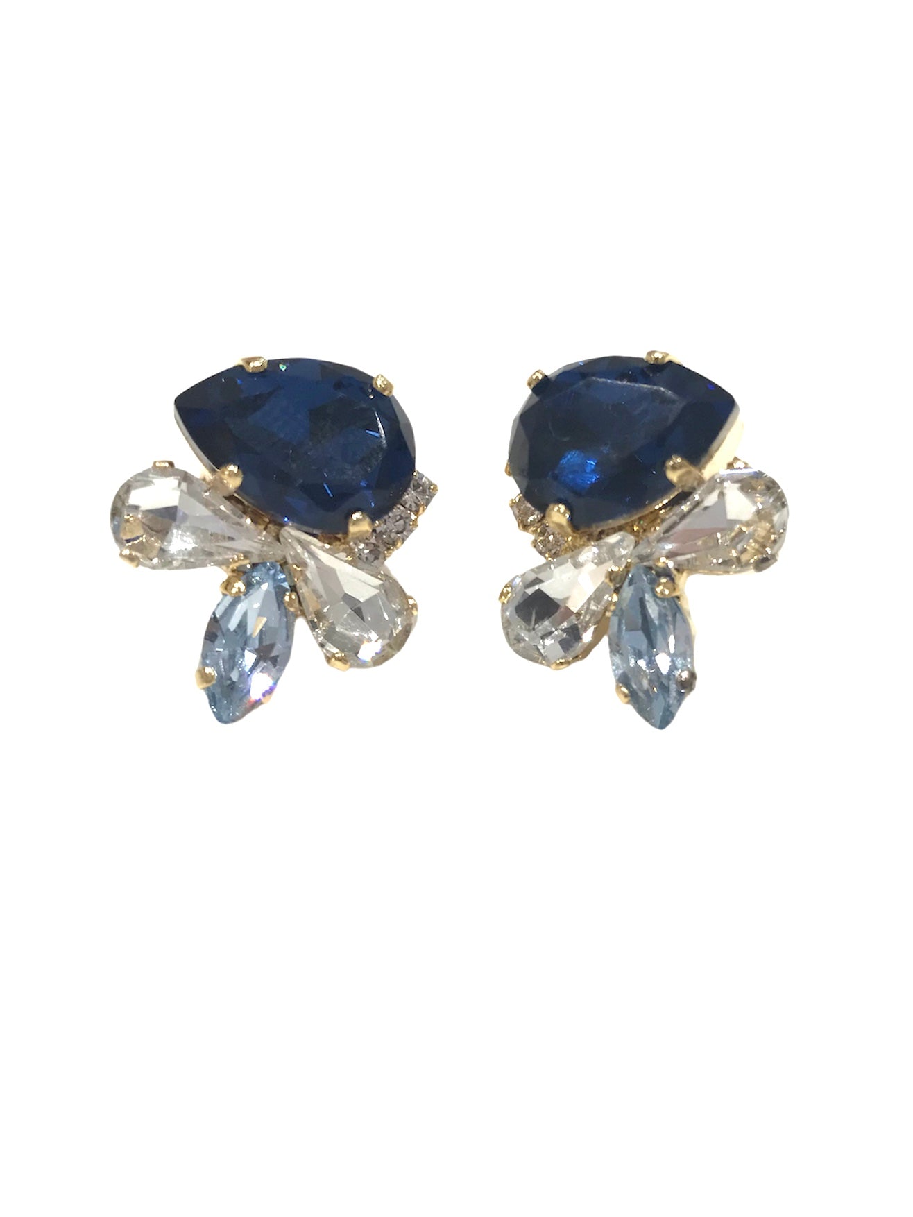 Orecchini Diamond Accessori Aurora Drop Blu