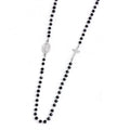 Collana Marlù Rosario cristalli neri