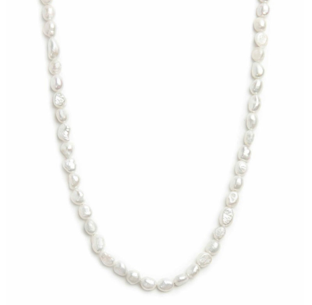 COLLANA MARLU' DONNA con perle di fiume masticate