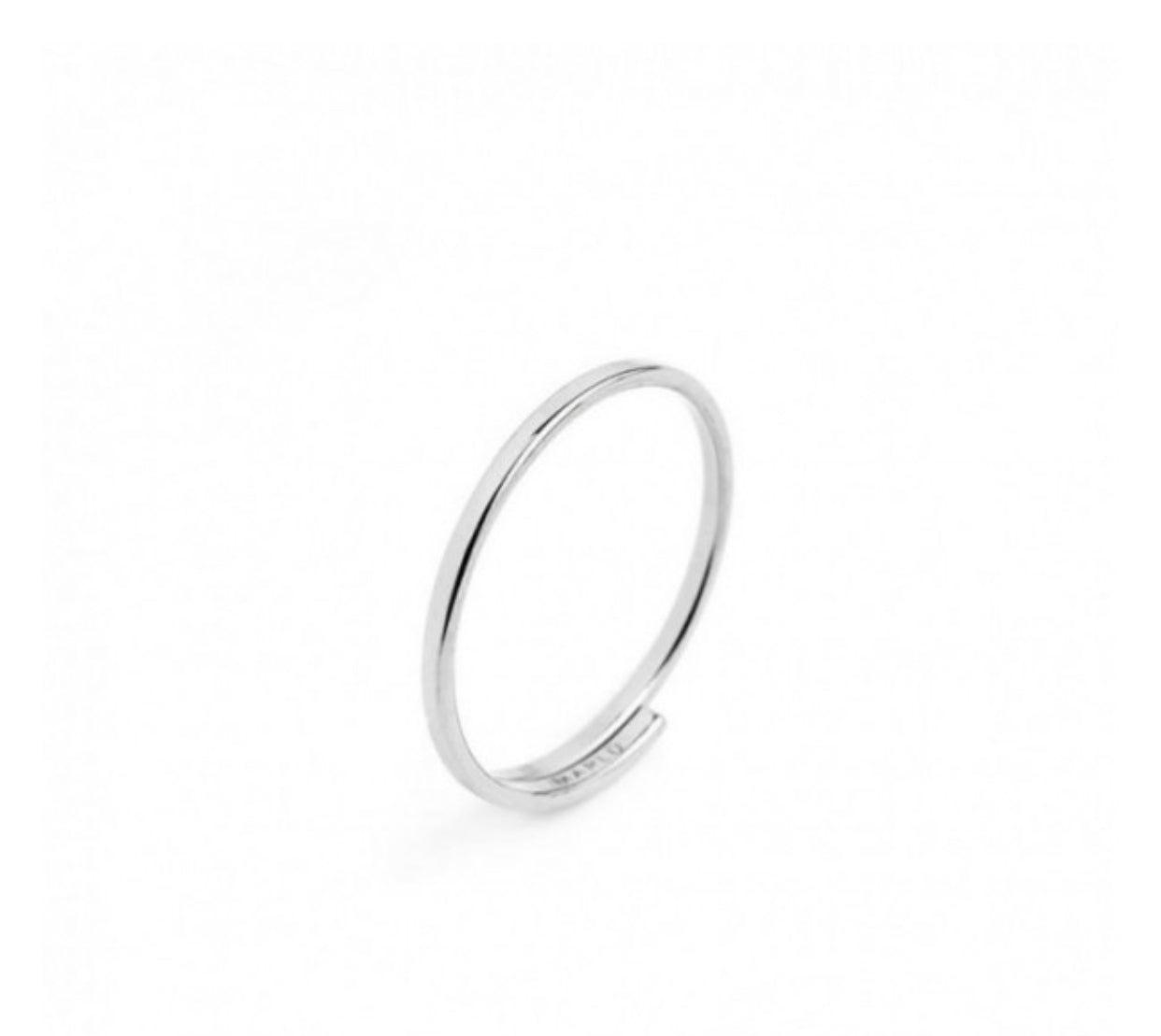 ANELLO DONNA MARLÙ A SEZIONE RETTANGOLARE ACCIAIO