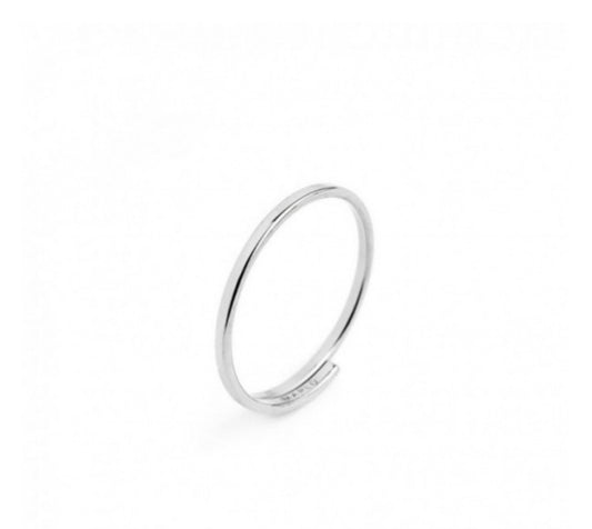 ANELLO DONNA MARLÙ A SEZIONE RETTANGOLARE ACCIAIO