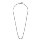 COLLANA CATENA FIGARO ACCIAIO