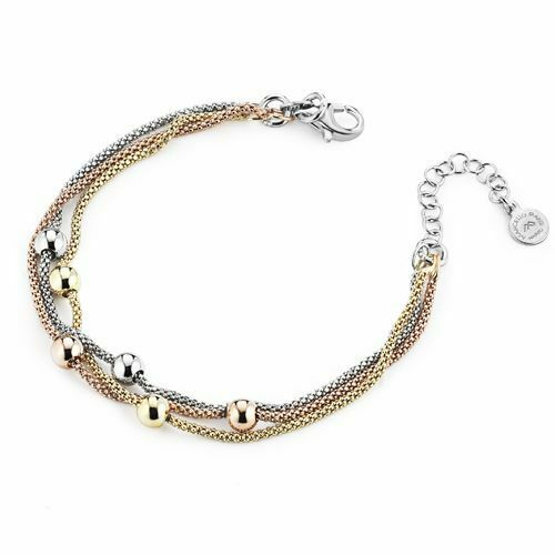 Bracciale Marcello Pane donna Petite Boules Tre ori