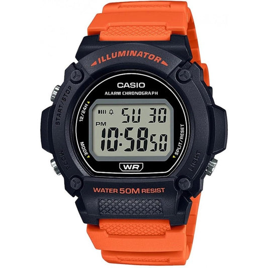 Casio Orologio Digitale in silicone Arancione